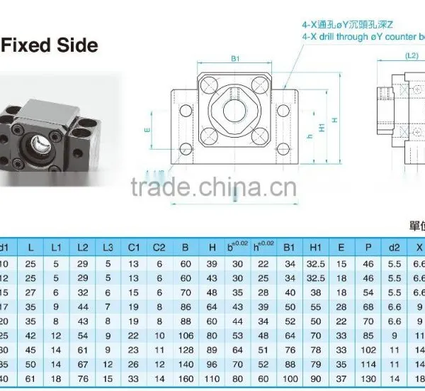 Ballscrew Fixed Support Bk15 Bf15 2005 Ball Screw Supports photo-6