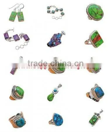High End!! Mix Stone Jewellery Wholesale Companies Sterling Silver 925 Bracelet