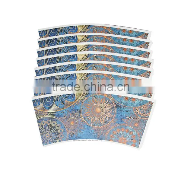Hangzhou LvYang/GoBest Food Grade Flexo/offset Printing Paper Cup Fan With Customized Design photo-2