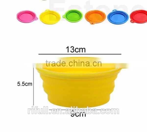 Silicone Dog Cat Pet Feeding Bowl /folding Water Bowl From Rifull Factroy photo-2