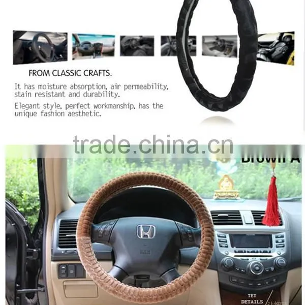 China Manufacturer Soft and Comfortable Steering Wheel Cover photo-4