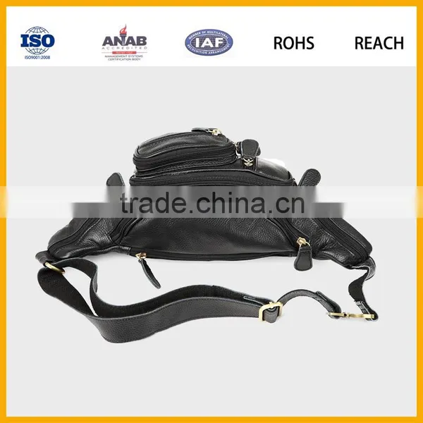 Leather Multi Compartment Fanny Pack Waist Bags photo-6