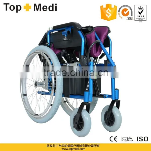 Rehabilitation Therapy Supplies TOPMEDI TM-EW-016 Handicapped Aluminum Hot Sale Electric Wheelchair photo-4