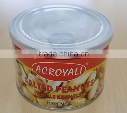 Canned Roasted and Salted Peanut Easy Open Lid With Plastic Cover photo-3