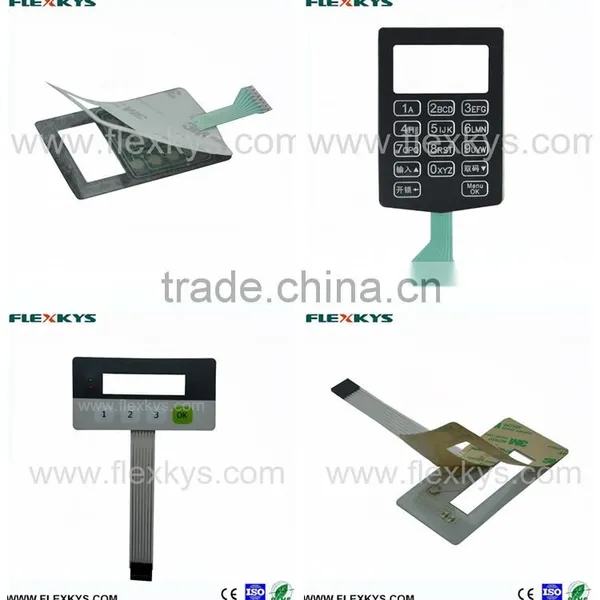 New Design Non Tactile Membrane Panel With Glossy Graphic Overlay for Locks photo-3