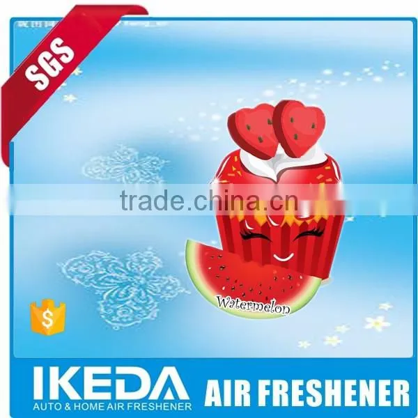 Cake Shape Paper Air Freshener With Opp Bag Packaging photo-3