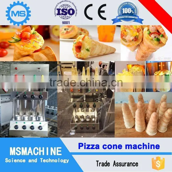 Pizza cone moulding machine