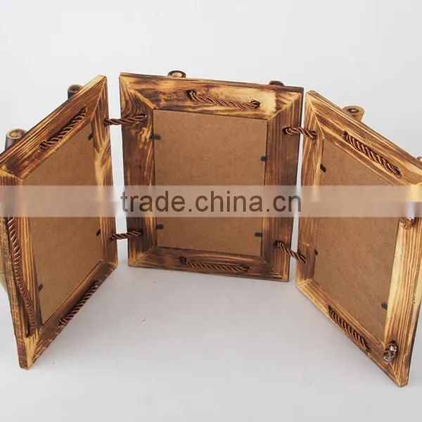 Fashional Cheap Decoration Wooden Photo Frame With Three Pictures Family/office Photo Frames photo-5