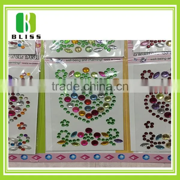 Custom Design Free Samples Shining Diamond Mobile Sticker photo-2
