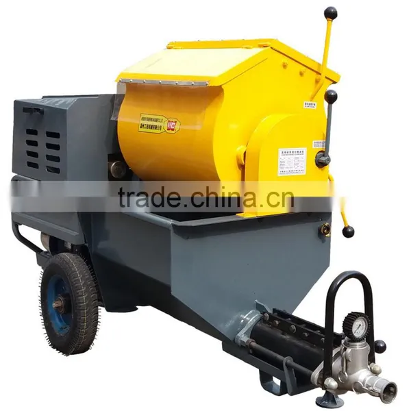 Cement Mortar Mixing Pumping Screeding Grouting Spraying Wall Plastering Rendering Machine photo-4