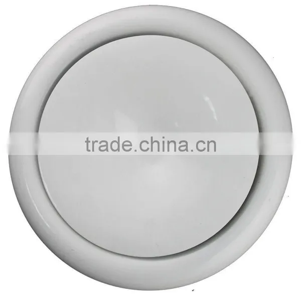 White Round Metal Air Vent photo-2