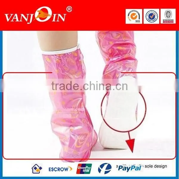 Fashion White Zippered Nonslip Rainproof Flodable Reusable Short Covers photo-4
