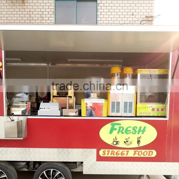YEEGOOLE 2016 Fibreglass Street Mobile Kitchen Service Cart YG-LC-04 Food Truck CE photo-6