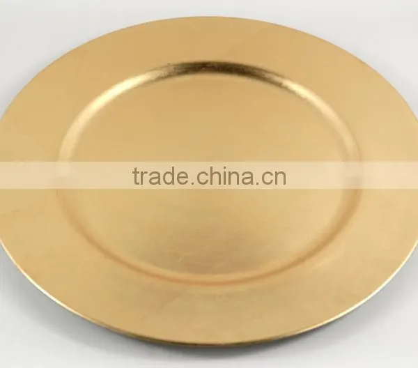 Gold Charger Plate Show Plate photo-3