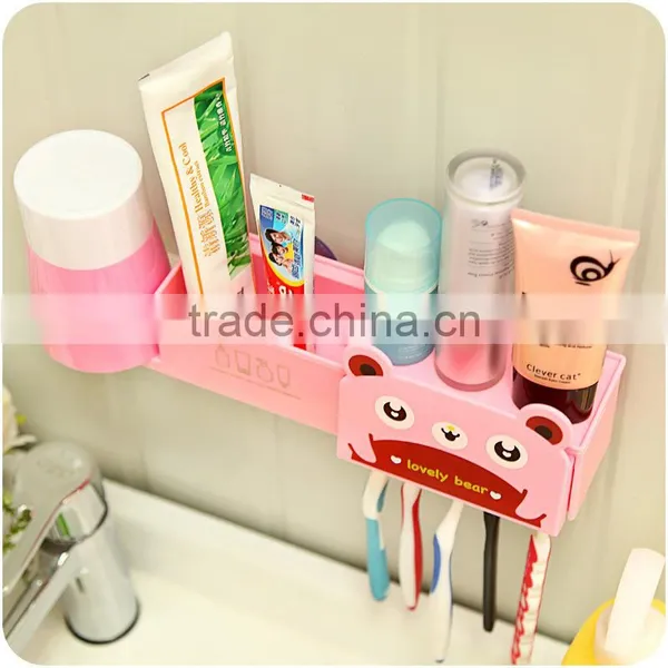 Q011 Fashion Cartoon Animal Wall Sucker Bathroom Holder photo-3