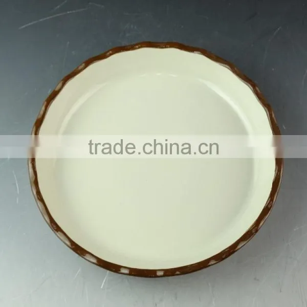 Stocklot Hot Sale Round Shape Glazed Ceramic Bakeware photo-2