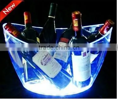 REIDZ Factory Hot Supply OEM Simple Shape 4 or 5 Bottle of Led Plastic Ice Bucket photo-5