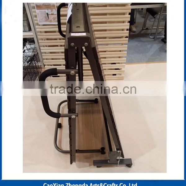 Folding Metal Single Bed With Wheels photo-5