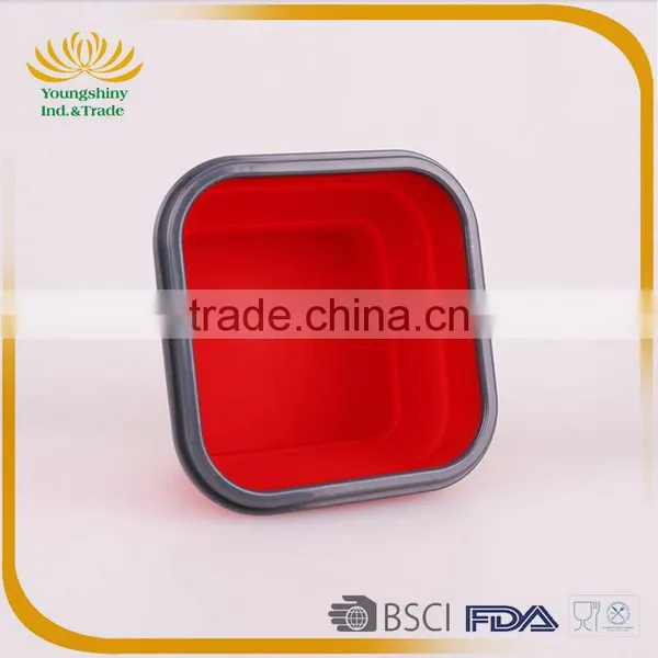 Silicone Collapsible School Lunch Box photo-4