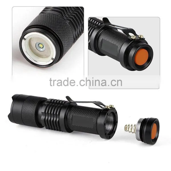 High Quality Tactical Power LED 3 Mode Focus Flashlight photo-2