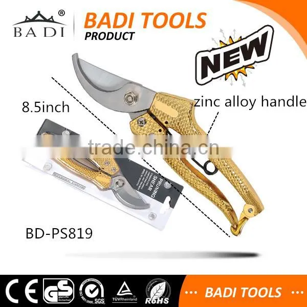 High Quality Zinc Alloy Handle Garden Pruning Shear With Sharp Blade photo-2