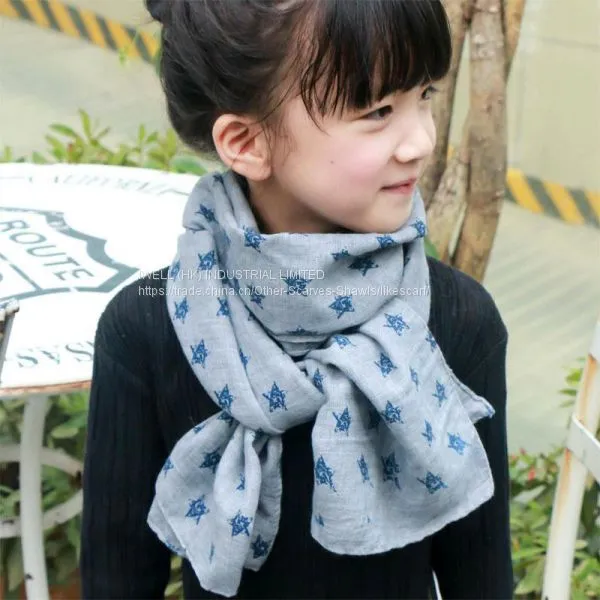 Soft Spring Autumn Kids Children Scarf Wrap Wholesale photo-3