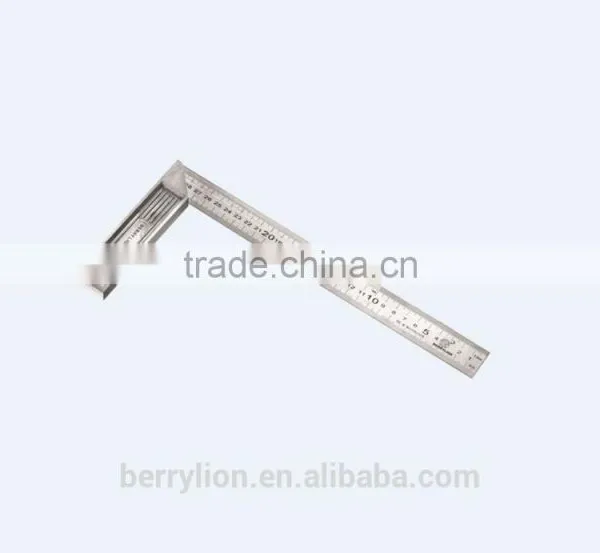 Berrylion Stainless Steel Sqaure Ruler 200-500mm High Precision Ruler photo-2