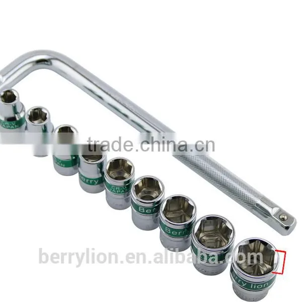 Berrylion 10pcs Socket Set L Curved Rod With Socket Set photo-3