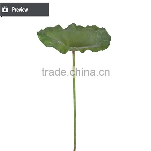 Artificial PU Green Lotus Leaf for Floral Arrangement and Garden Decoration photo-2