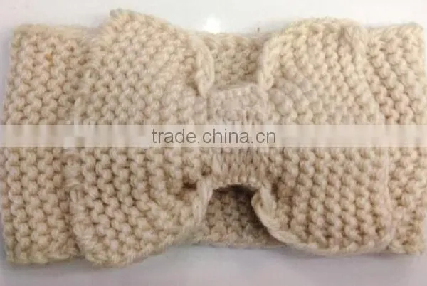 STOCK Wholesale Crochet Head Wraps Crochet Bow Knit Headwrap photo-4