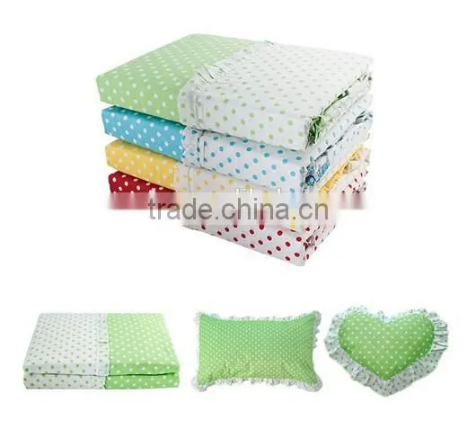 100% Cotton Spot Printed Bed Linen Set/duvet Cover Set photo-4