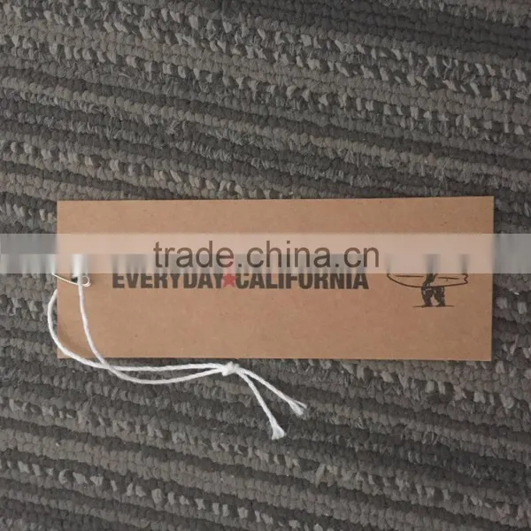 2017 Hot Sale High Quality Kraft Paper Jeans Hang Tags Swing Tags photo-2