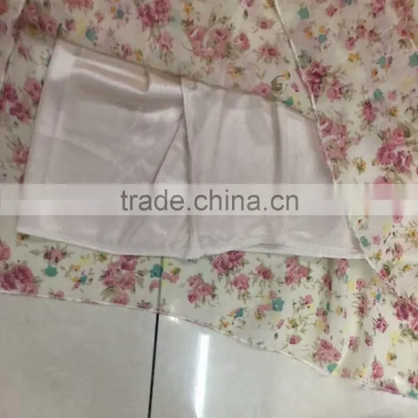 Women Flower Printed Fancy Chiffon Dress Stocklots photo-6