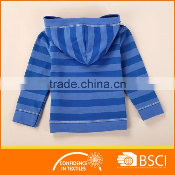 Navy Blue Baby Boys Printed Three Pcs Clothing Sets photo-3