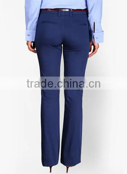 Ladies Chino Pants,brand Name Women Pants,flare Chino Pants photo-4