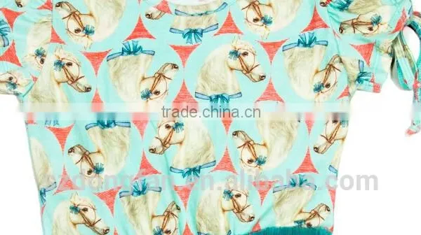 2017 Spring New Arrive Hose Sport Tulle Blue Dress 3D Printed Pretty Dress For Girls Easter Holiday Clothing photo-4