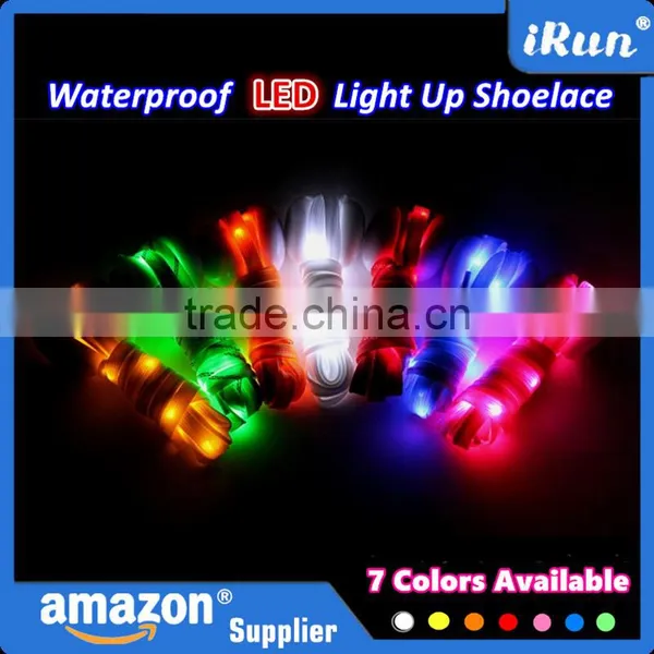 Christmas Night Crazy Shoe Laces Flashing Led Shoelaces Light Up Shoelace Glow In The Dark - Top Quality LED White Shoelaces photo-3