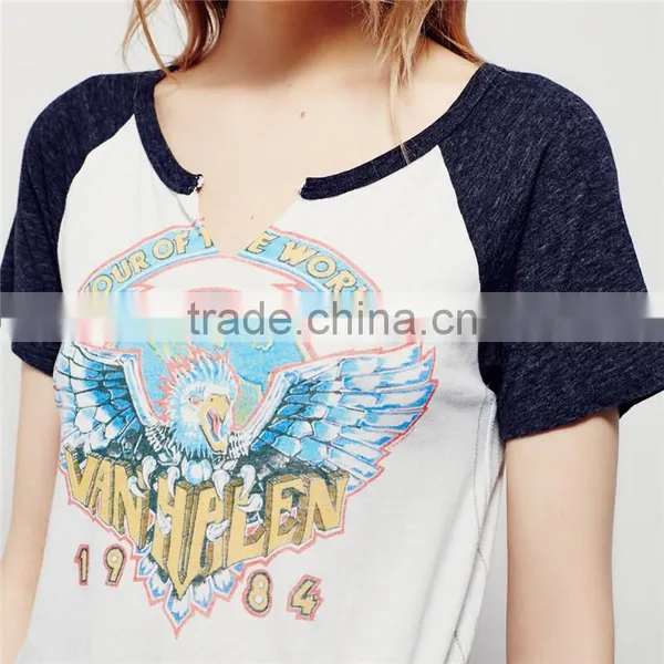 2017 Summer OEM Easy Gorgeous Vintage Van Halen T-shirts for Women photo-4