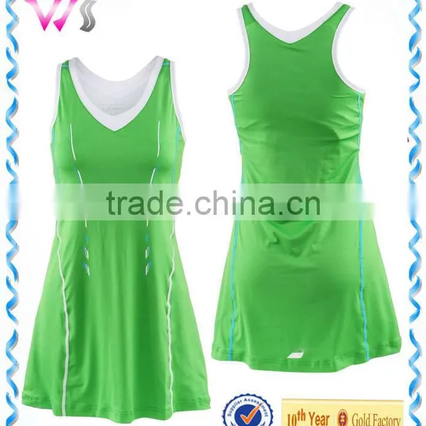 Tennis Clothes Woman Custom Girls Tennis Long Dress Clothes Wholesale photo-2