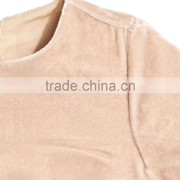 Dress With Tulle Skirt Kids Velvet Pink Baby Skirt photo-2