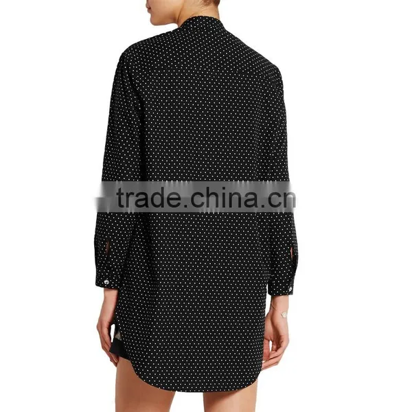 New Fashion Summer Lady Clothing Bra Lace Office Wear Blouse Chiffon Material photo-2