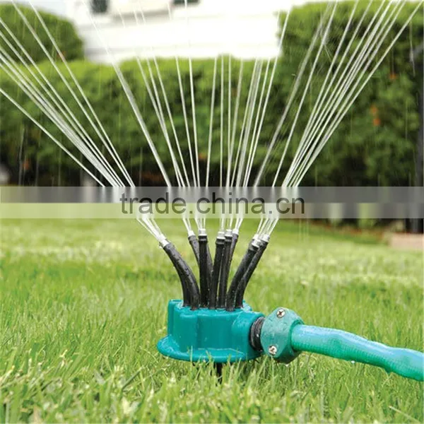 2017 Garden Irrigation Noodle Head Sprinkler 360 Degree Sprayer Multi Sprayer Lawn Green Roof Cooling Rotation Sprinkler photo-5