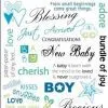 Rub On Sticker/Decal for Birth Memory (RUB-004)