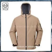 Khaki Color Long Breathable Coats For Men