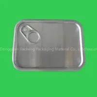 Rectangular Aluminum Can Lid Easy Open End