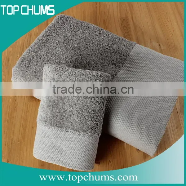 Promotion Stock Lot Cotton High Quality Hand Towel Terry With Dobby Border photo-2