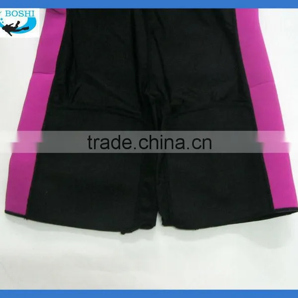 2.8mm Thickness Surfing Suits Woman Short Sleeves Neoprene Suit photo-5