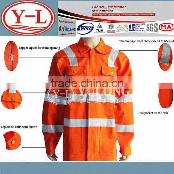 Wholesale EN20471 High Visibility Winter Safety Jackets From China