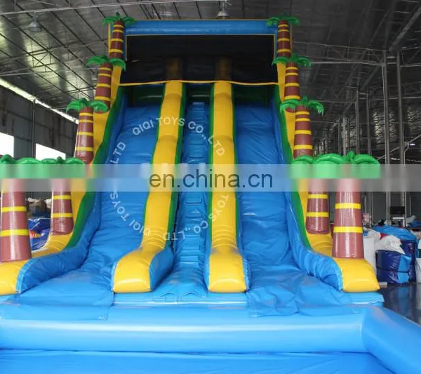 0.55MM PVC Kids Inflatable Slide,Inflatable Water Slide With Pool For Sale photo-2