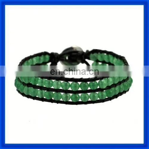 New 2014 Leather 5 Wrap Bracelet TPCL135